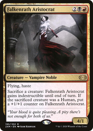 0195 Falkenrath Aristocrat R Double Masters