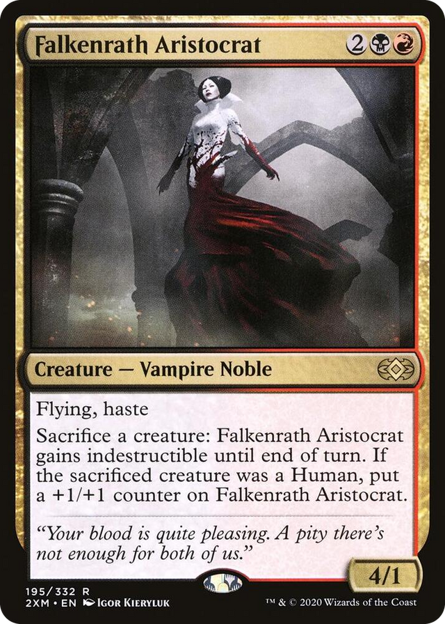 0195 Falkenrath Aristocrat R Double Masters