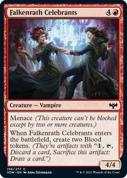 0156 Falkenrath Celebrants C Innistrad: Crimson Vow