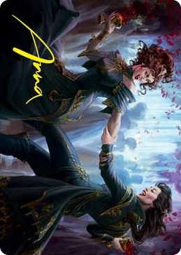 0043 Falkenrath Celebrants (43/81) Art Card (Gold-Stamped Signature) S Art Series: Innistrad: Crimson Vow