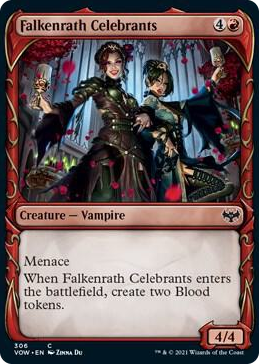 0306 Falkenrath Celebrants (Showcase) C Innistrad: Crimson Vow