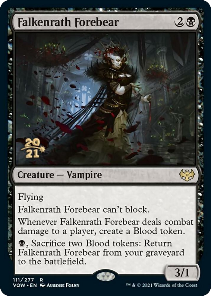 Falkenrath Forebear #111 R - Prerelease Cards Pokemon card