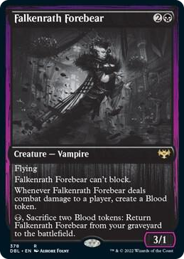 0378 Falkenrath Forebear R Innistrad: Double Feature