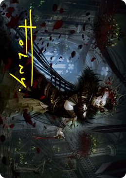 0033 Falkenrath Forebear Art Card (Gold-Stamped Signature) S Art Series: Innistrad: Crimson Vow