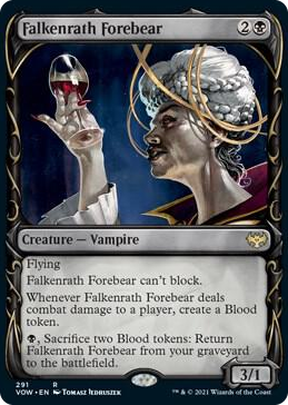 0291 Falkenrath Forebear (Showcase) R Innistrad: Crimson Vow
