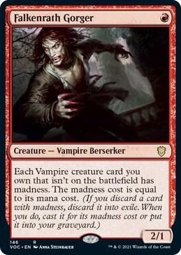 0146 Falkenrath Gorger R Commander: Innistrad: Crimson Vow