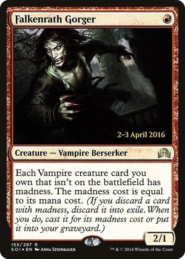 0155 Falkenrath Gorger R Prerelease Cards