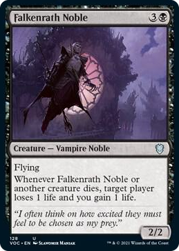0128 Falkenrath Noble U Commander: Innistrad: Crimson Vow