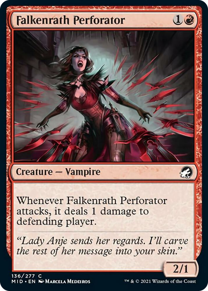 0136 Falkenrath Perforator C Innistrad: Midnight Hunt