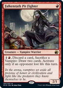 0137 Falkenrath Pit Fighter R Innistrad: Midnight Hunt