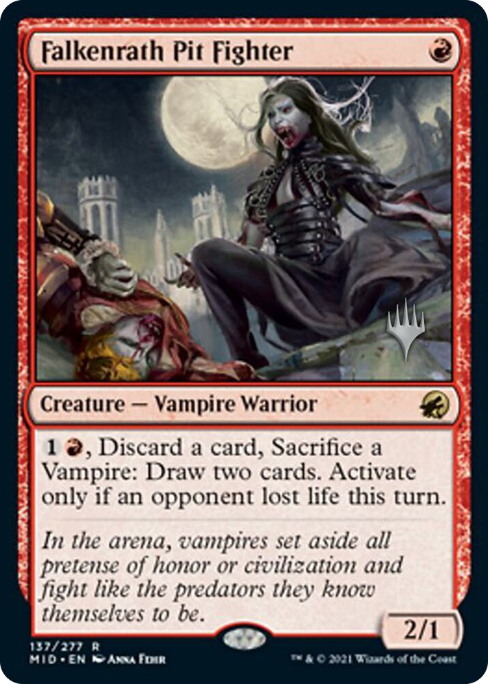 0137 Falkenrath Pit Fighter R Promo Pack: Innistrad: Midnight Hunt