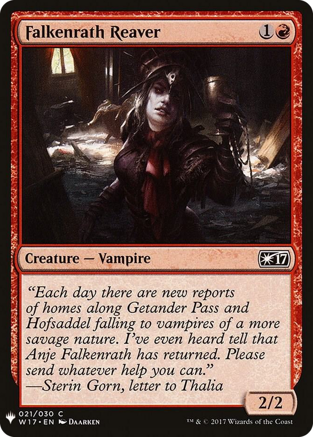 0021 Falkenrath Reaver C The List Reprints