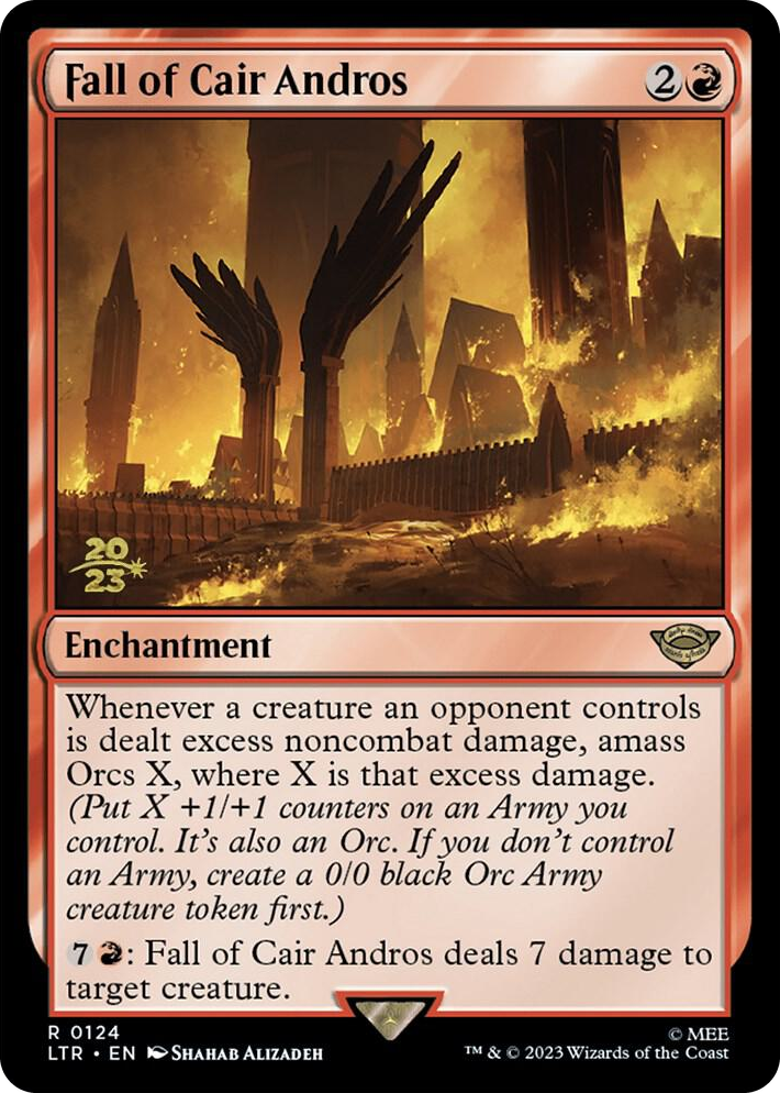 0124 Fall of Cair Andros R Prerelease Cards