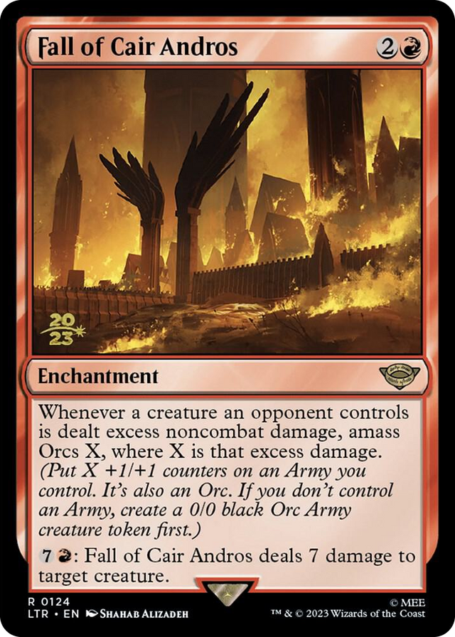 0124 Fall of Cair Andros R Prerelease Cards
