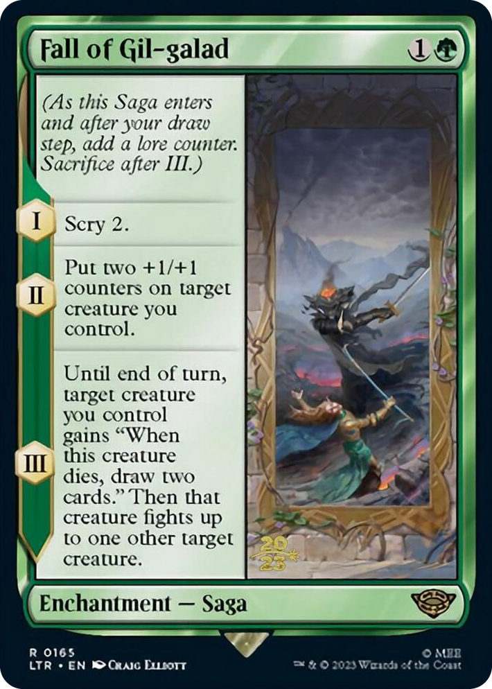 0165 Fall of Gil-galad R Prerelease Cards