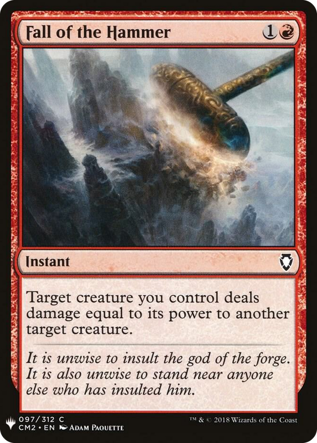 0097 Fall of the Hammer C The List Reprints