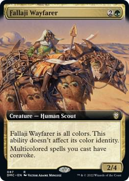 0087 Fallaji Wayfarer (Extended Art) R Commander: Dominaria United