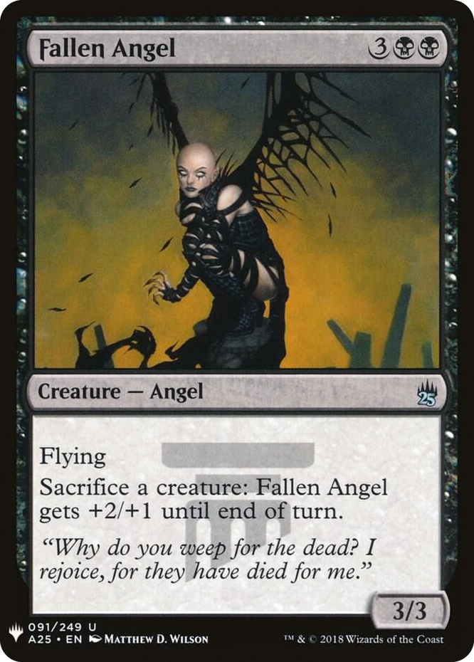 0091 Fallen Angel U The List Reprints