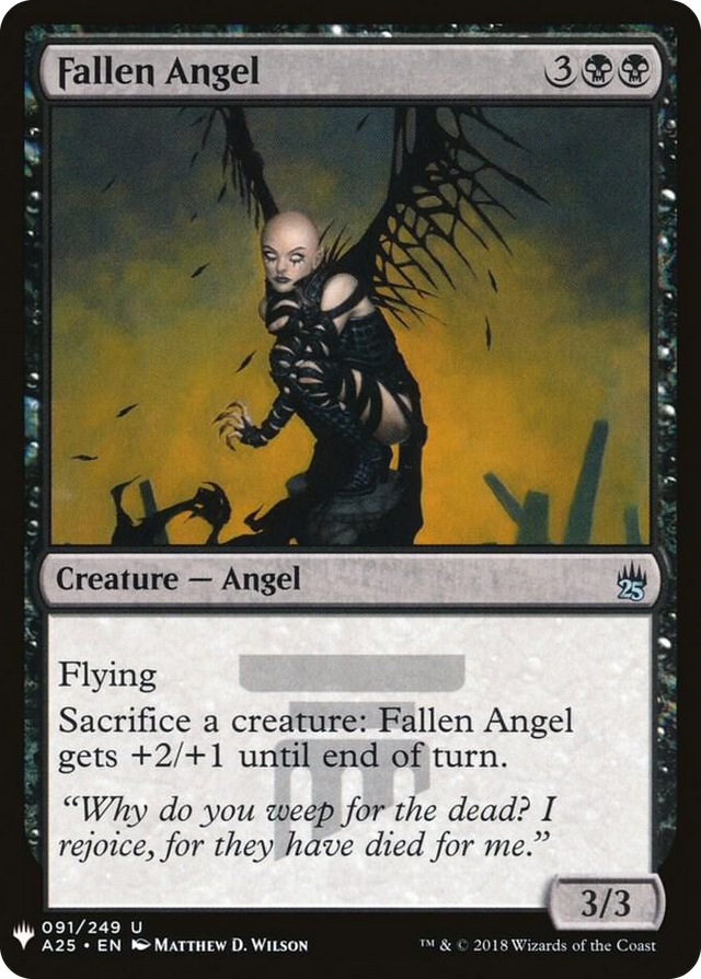 0091 Fallen Angel U The List Reprints