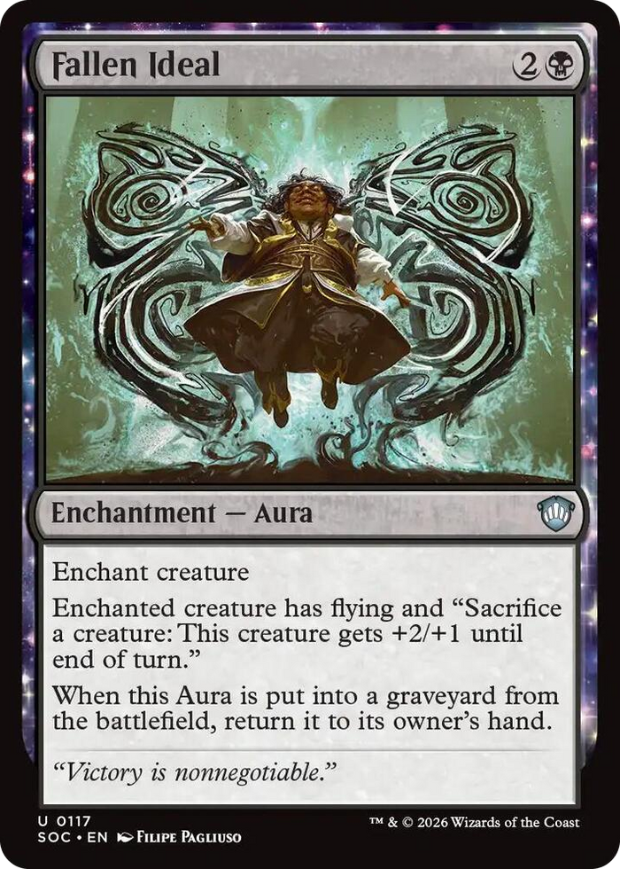 Fallen Ideal #117 U - Commander: Secrets of Strixhaven Pokemon card