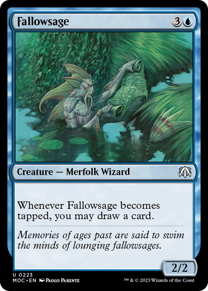 0223 Fallowsage U Commander: March of the Machine