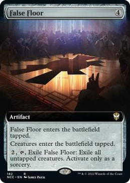 0182 False Floor (Extended Art) R Commander: Streets of New Capenna