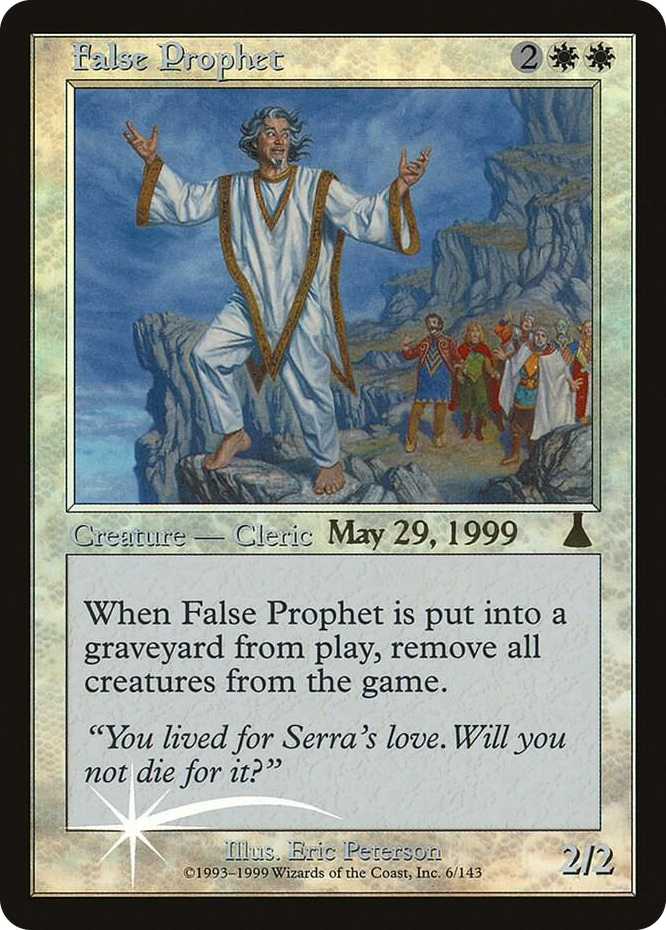 False Prophet #6 R - Prerelease Cards Pokemon card