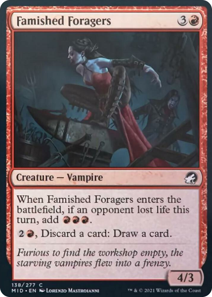 0138 Famished Foragers C Innistrad: Midnight Hunt