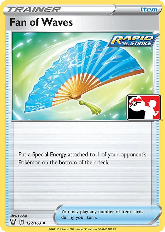 0127 Fan of Waves Uncommon Prize Pack Series Cards