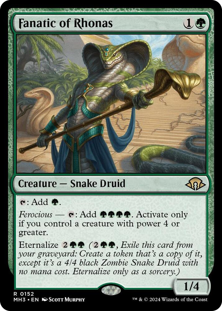 0152 Fanatic of Rhonas R Modern Horizons 3