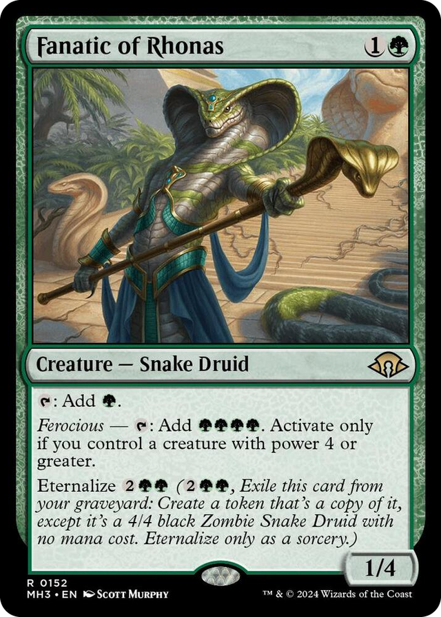 0152 Fanatic of Rhonas R Modern Horizons 3
