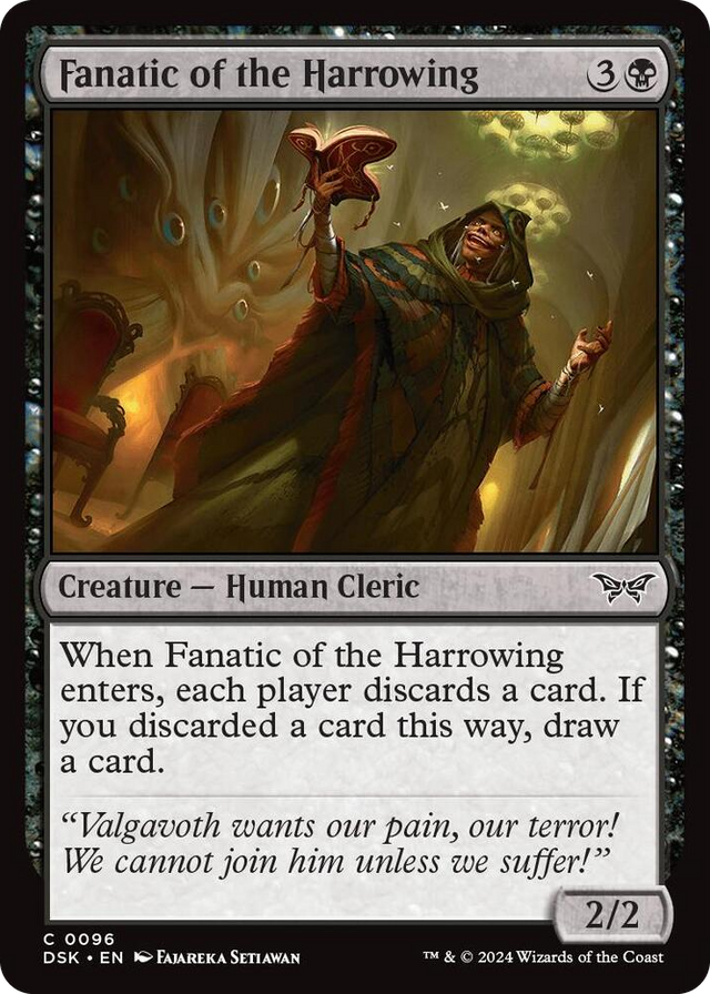 0096 Fanatic of the Harrowing C Duskmourn: House of Horror