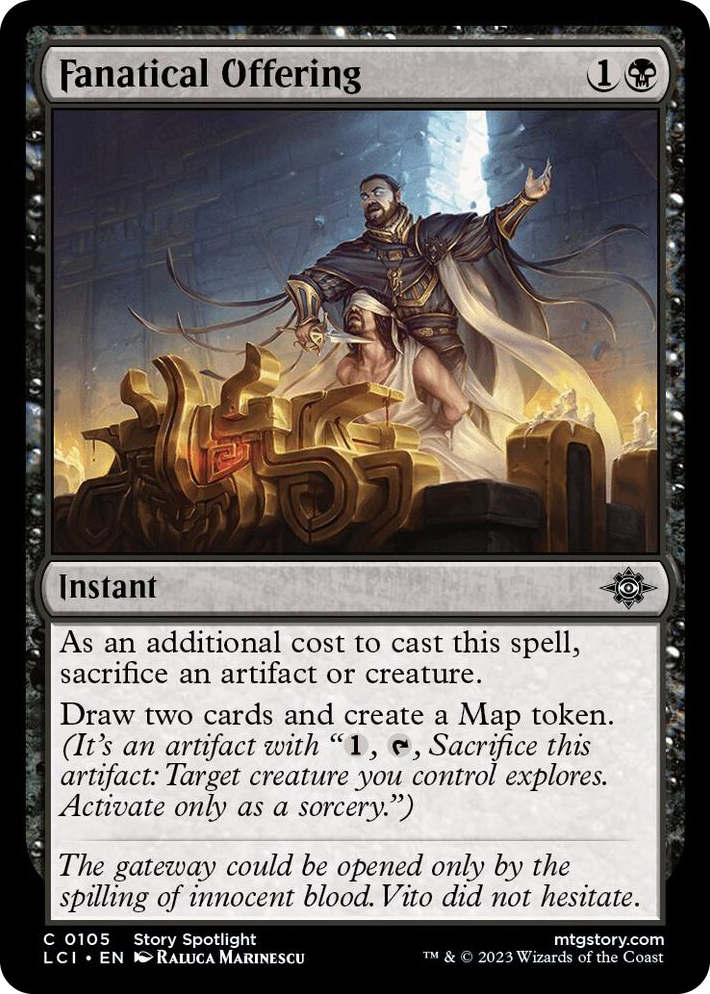 0105 Fanatical Offering C The Lost Caverns of Ixalan