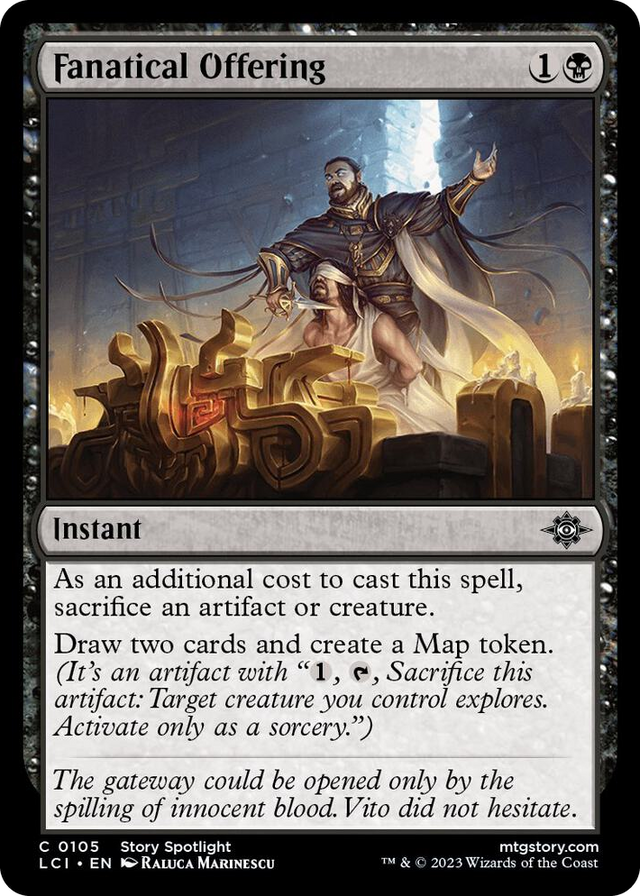0105 Fanatical Offering C The Lost Caverns of Ixalan