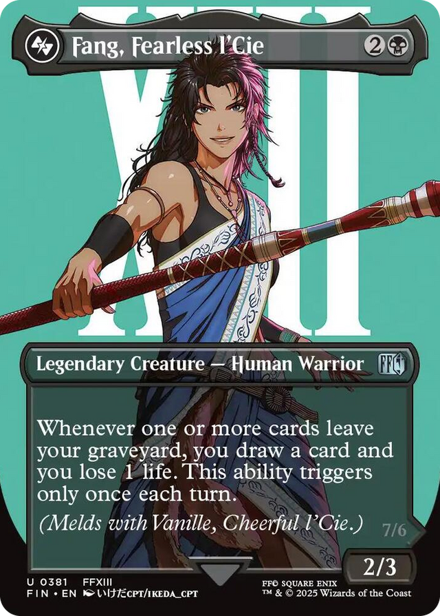 0381 Fang, Fearless l'Cie (Borderless) U FINAL FANTASY