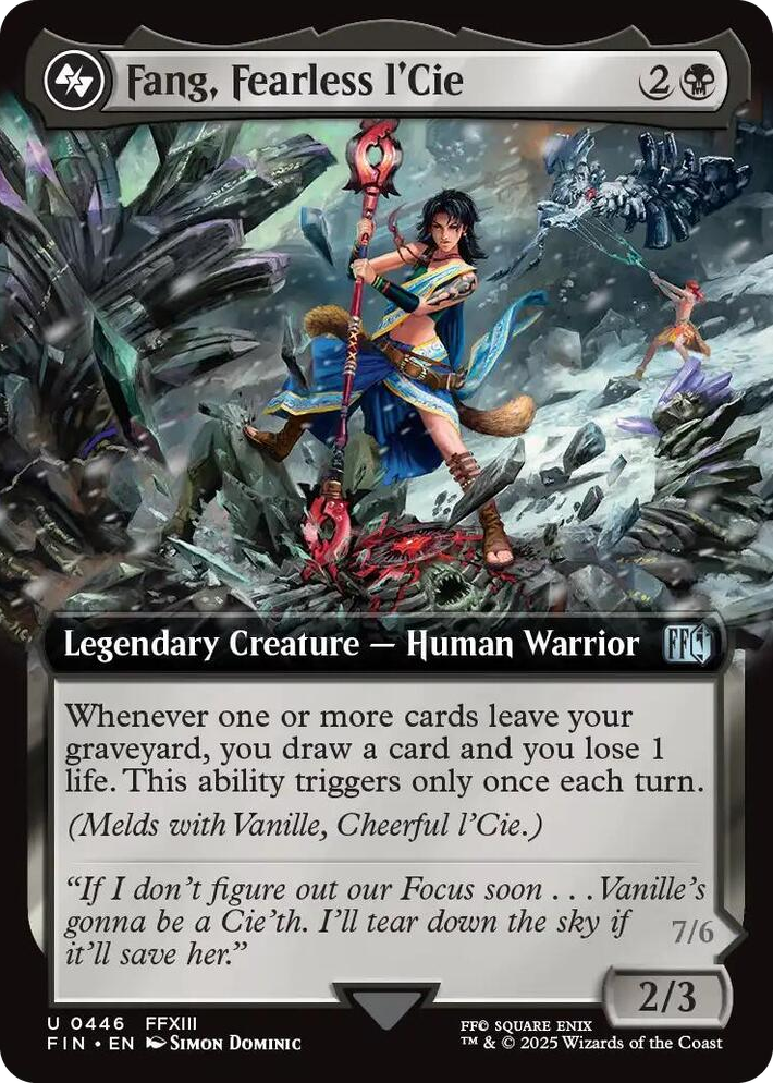 0446 Fang, Fearless l'Cie (Extended Art) U FINAL FANTASY