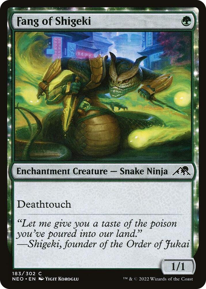 0183 Fang of Shigeki C Kamigawa: Neon Dynasty