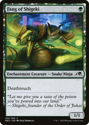 0183 Fang of Shigeki C Kamigawa: Neon Dynasty