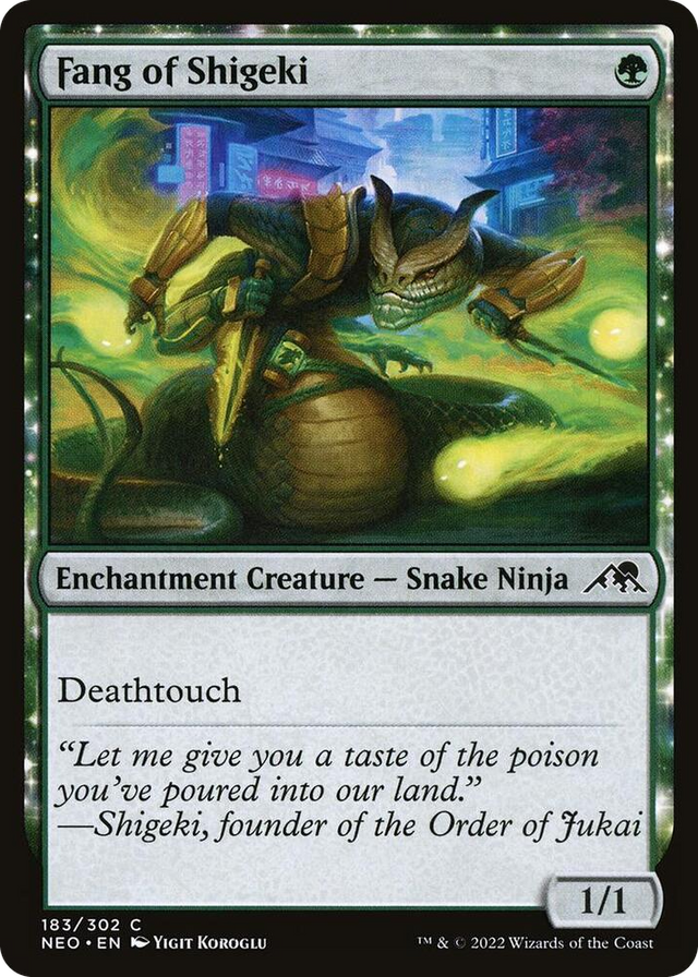 0183 Fang of Shigeki C Kamigawa: Neon Dynasty