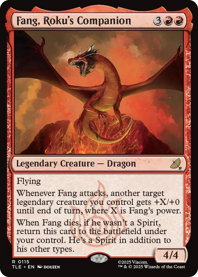 0115 Fang, Roku's Companion R The Last Airbender: Eternal-Legal