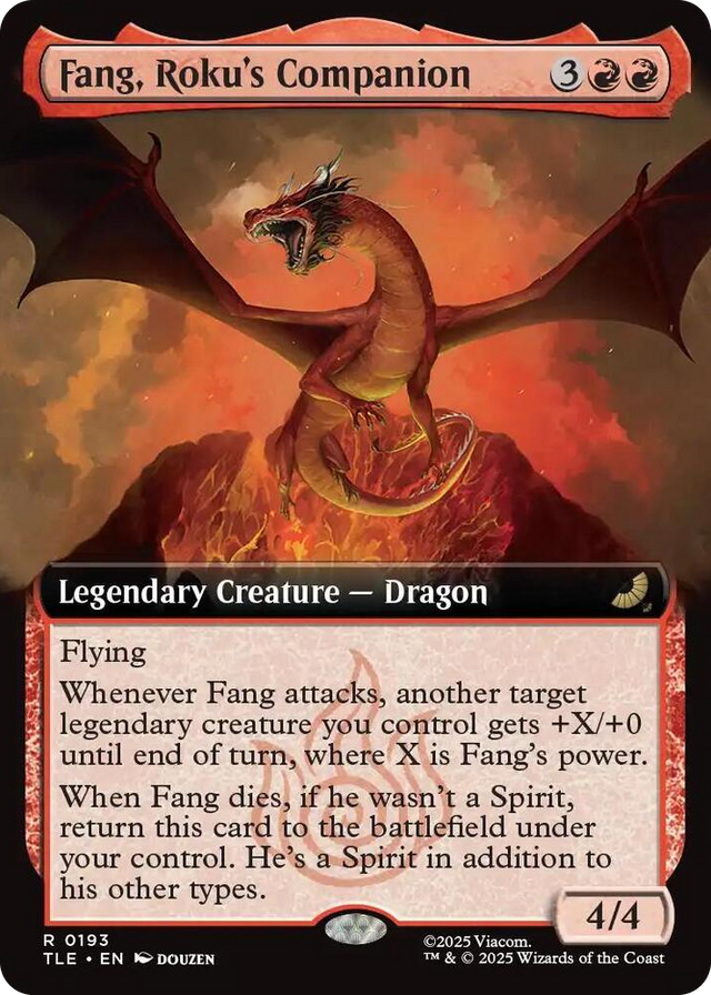 0193 Fang, Roku's Companion (Extended Art) R The Last Airbender: Eternal-Legal
