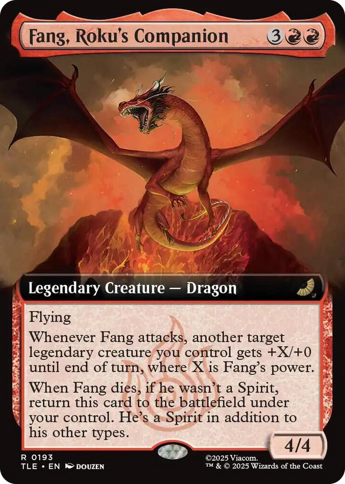 Fang, Roku's Companion (Extended Art) #193 R - The Last Airbender: Eternal-Legal Pokemon card