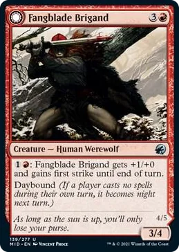 0139 Fangblade Brigand U Innistrad: Midnight Hunt