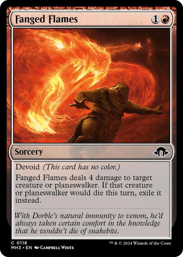 0118 Fanged Flames C Modern Horizons 3