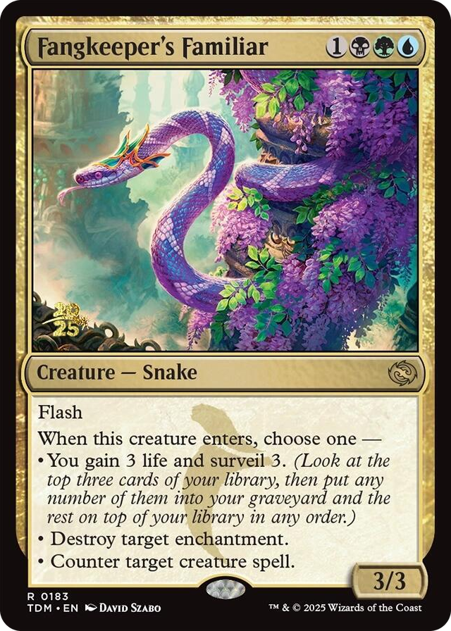 Fangkeeper's Familiar #183 R - Prerelease Cards Pokemon card