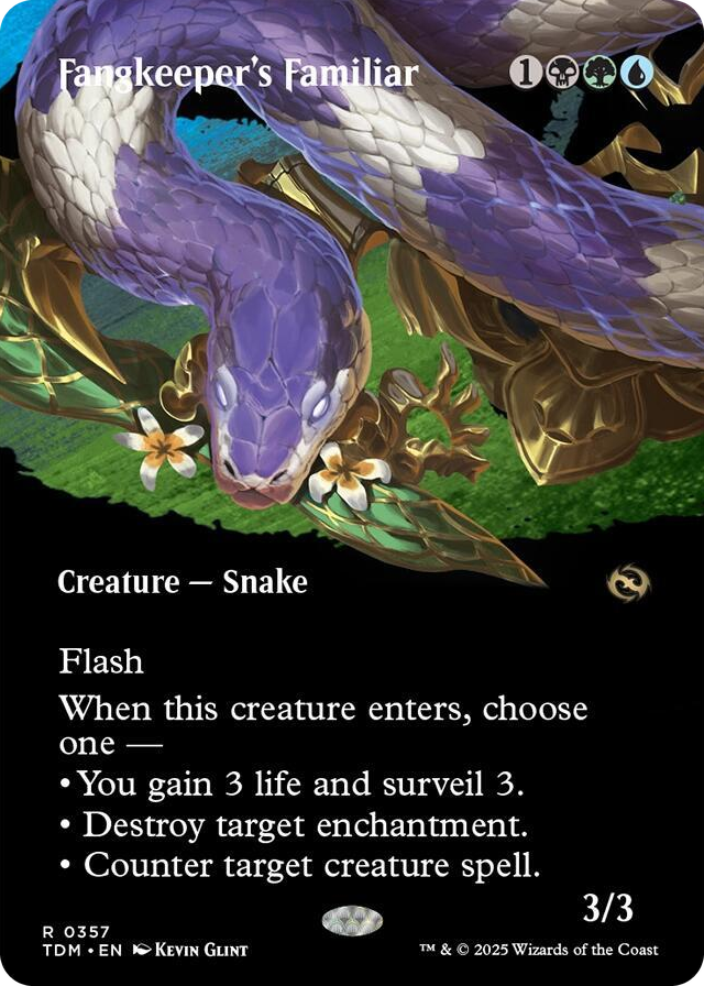 0357 Fangkeeper's Familiar (Borderless) R Dragonstorm