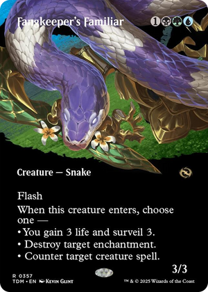 0357 Fangkeeper's Familiar (Borderless) R Dragonstorm