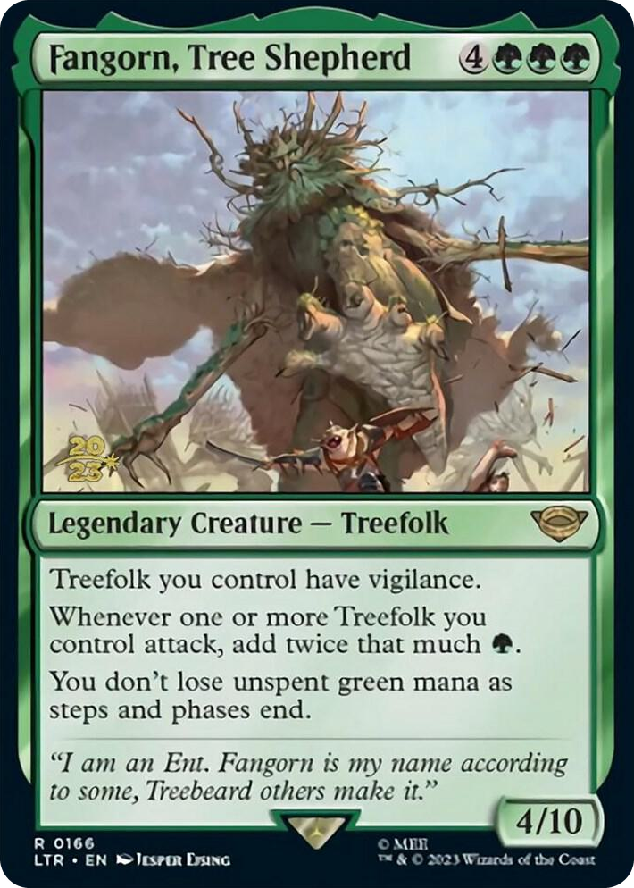 0166 Fangorn, Tree Shepherd R Prerelease Cards