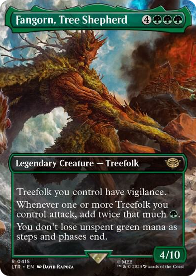 0415 Fangorn, Tree Shepherd (Borderless) R Universes Beyond: The Lord of the Rings: Tales of Middle-earth