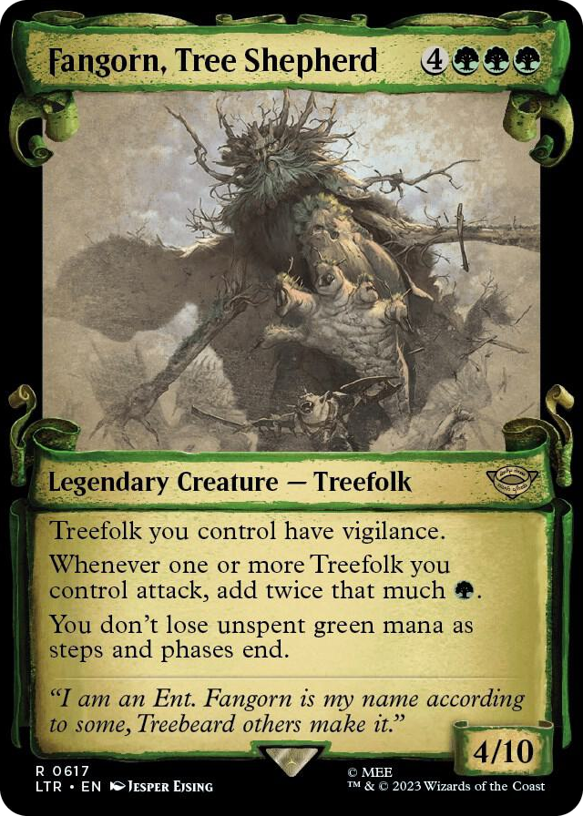 0617 Fangorn, Tree Shepherd (Showcase Scrolls) R Universes Beyond: The Lord of the Rings: Tales of Middle-earth